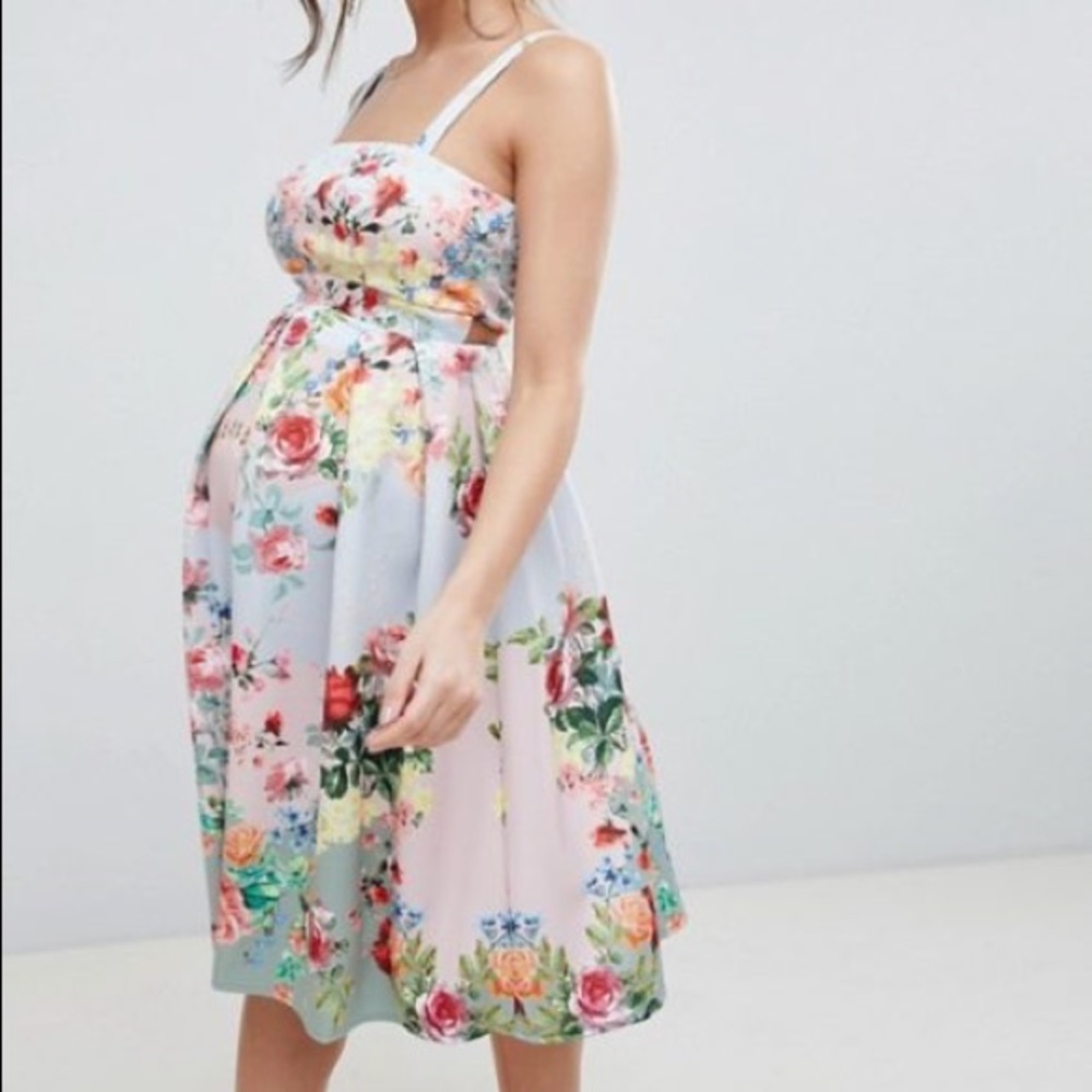 ASOS Floral Maternity Dress